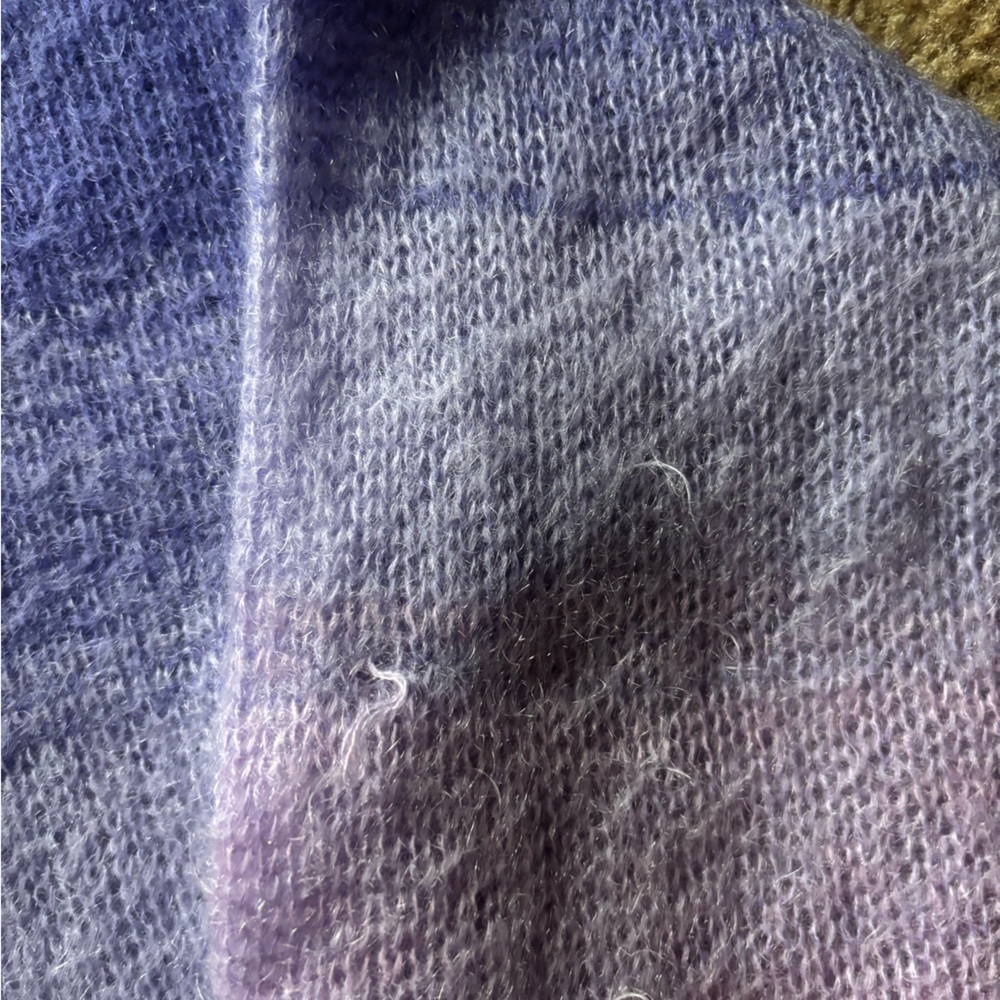 ISABEL MARANT Sweater 34 Etoile Drussell Super Kid Mohair Wool Ombre Sunset - Picture 3 of 8